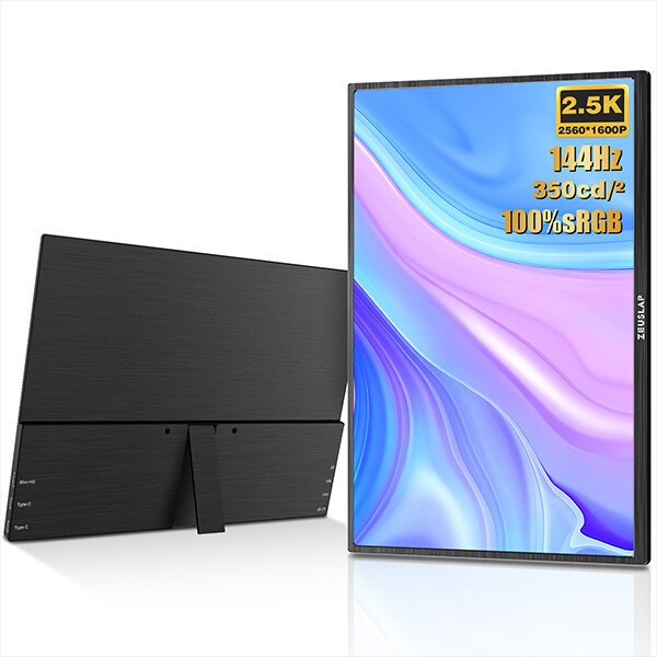 [해외배송]제우스랩 P16S 포터블 휴대용 모니터 16인치 고화질 144HZ